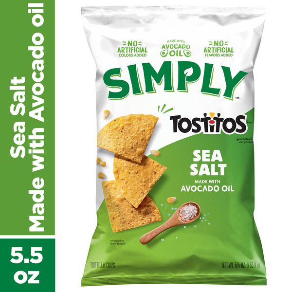 Chips Tortilla Tostitos à l'Huile d'Avocat et Sel de Mer