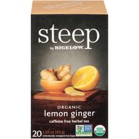 Steep Organic Lemon Ginger Herbal Tea
