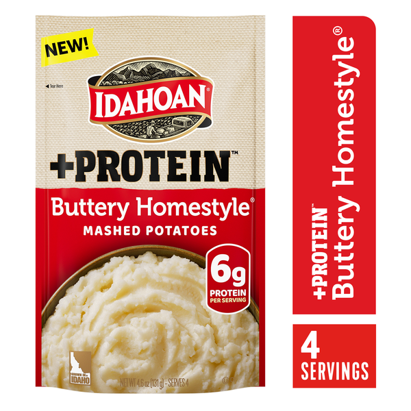 Puré de Papas Buttery Homestyle con Proteína Idahoan®, 4 Porciones