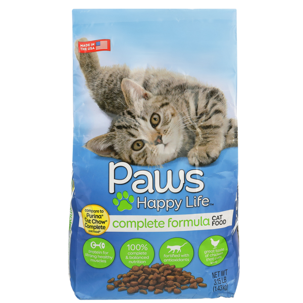 Paws Happy Life Fórmula Completa de Pollo para Gatos