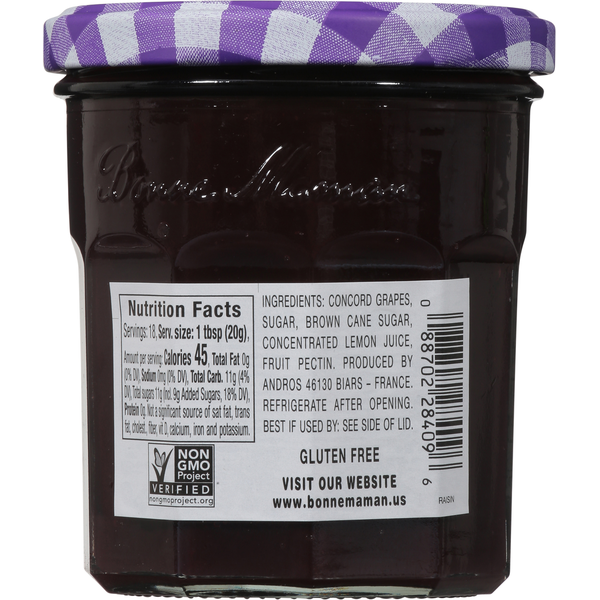 Confiture de raisin Concord Bonne Maman