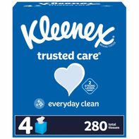Kleenex Trusted Care Facial Tissues Cajas en Cubo