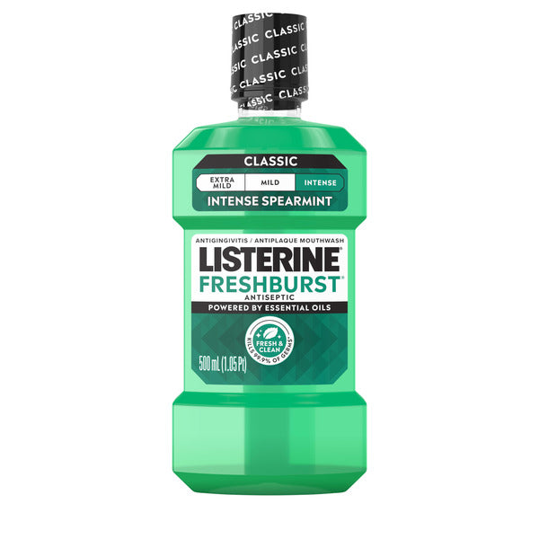 Listerine Freshburst Intense Antiseptic Mouthwash, 500 mL