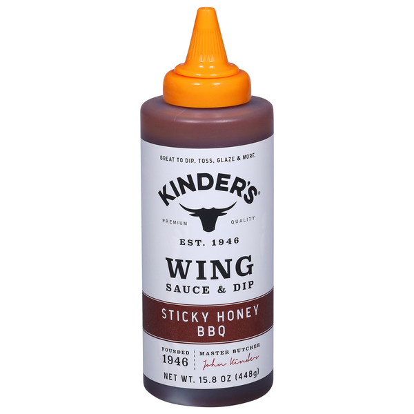 Sauce et trempette BBQ au miel collant de Kinder
