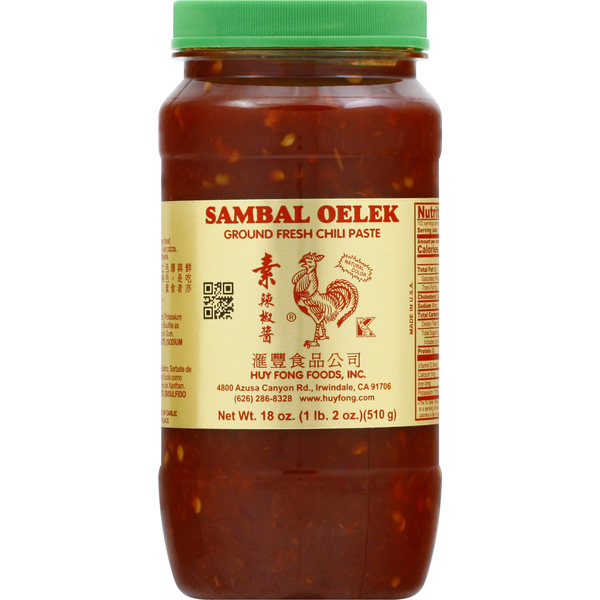 Pâte de piment frais Huy Fong Foods - Sambal Oelek