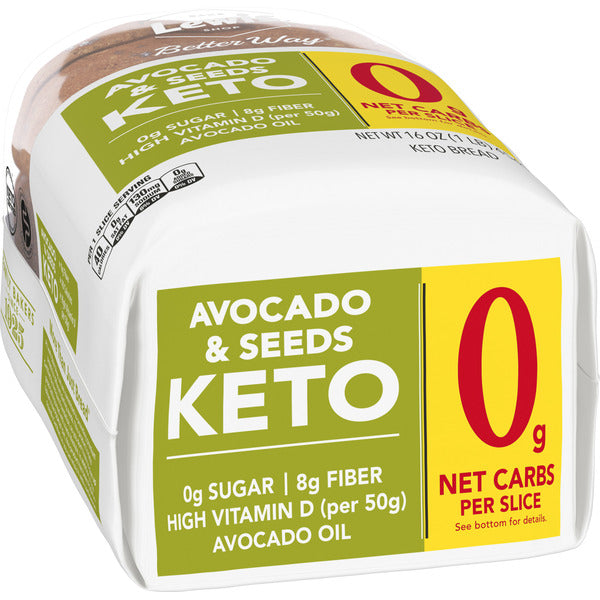 Pan de Keto de Aguacate y Semillas de Lewis Bake Shop