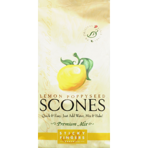 Scones au citron et aux graines de pavot de Sticky Fingers Bakeries