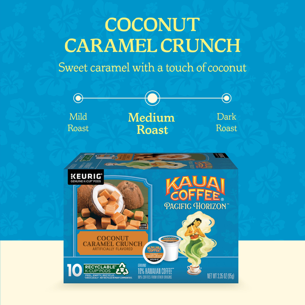 Capsules K-Cup Kauai Coffee - Croquant Caramel Coco