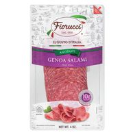 Salami de Gênes pré-tranché Fiorucci - Pratique et savoureux