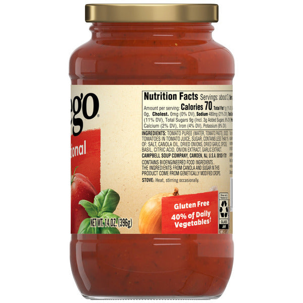 Sauce à Pâtes Traditionnelle Prego