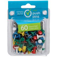 Simply Done Colorful Push Pins