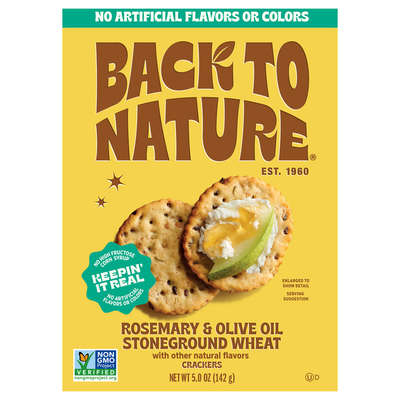 Back to Nature Rosemary & Olive Oil Crackers