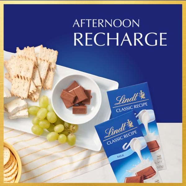 Lindt Classic Recipe Milk Chocolate Bar