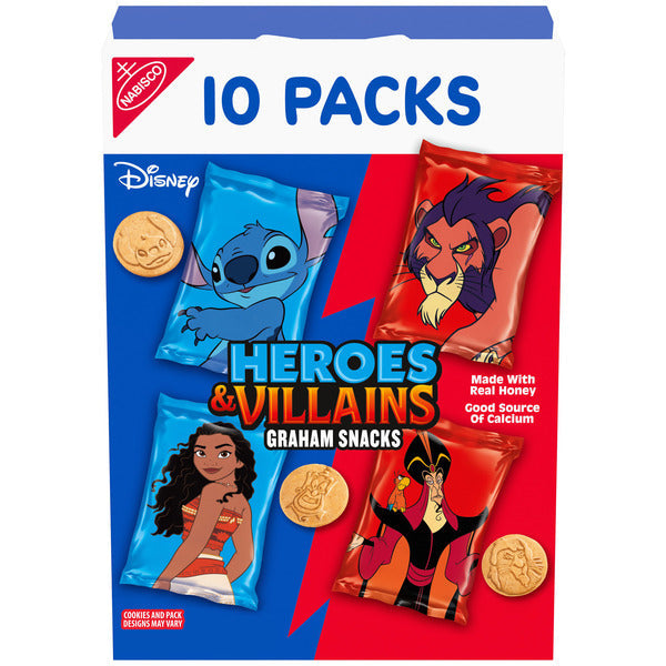 NABISCO Heroes And Villains Graham Snacks Variety Pack - 10 oz