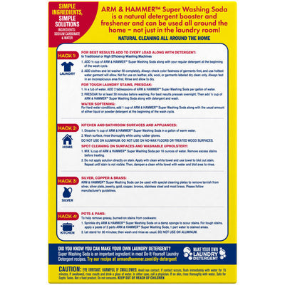 Arm & Hammer Super Washing Soda Detergent Booster