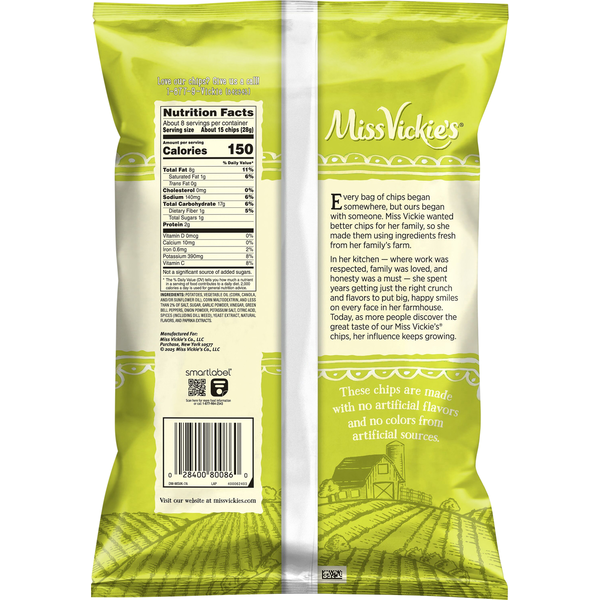 Miss Vickie's Spicy Dill Pickle Kettle Cooked Potato Chips