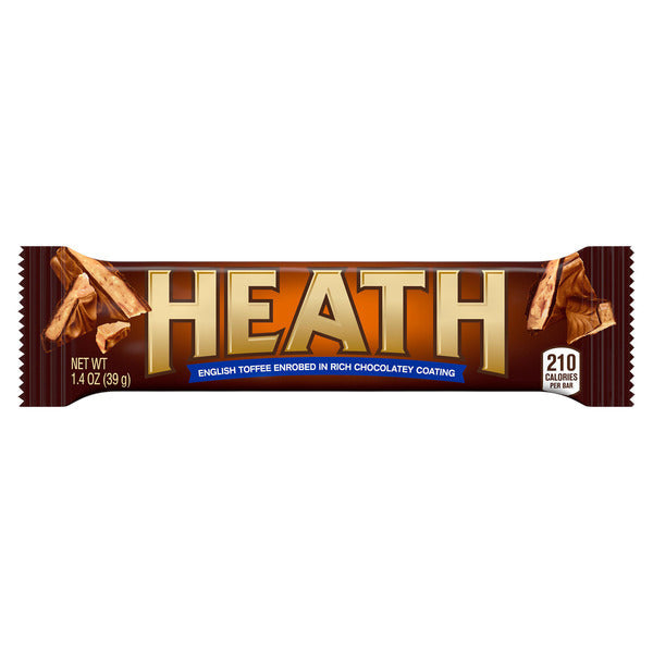 Barre de chocolat au caramel anglais HEATH, 1,4 oz