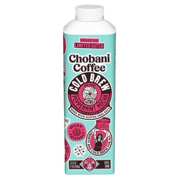 Chobani Café Frío Sin Lácteos con Leche de Avena - Menta Mocha
