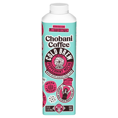Chobani Non-Dairy Cold Brew Coffee with Oatmilk - Peppermint Mocha
