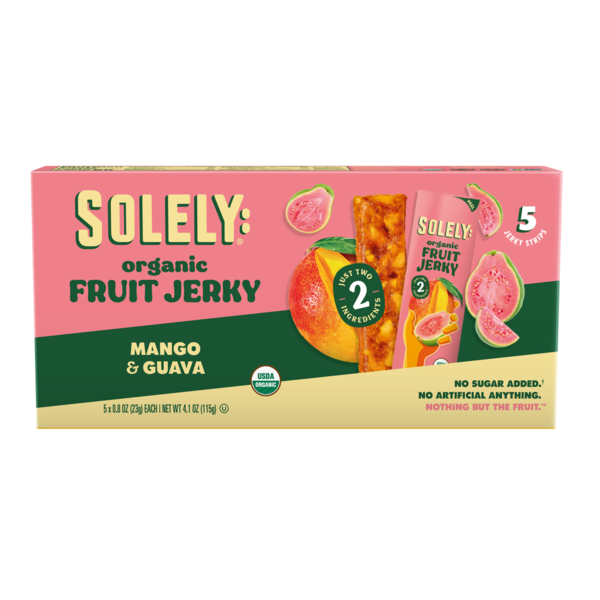 Solely Organic Fruit Jerky - Multipack Mangue & Goyave