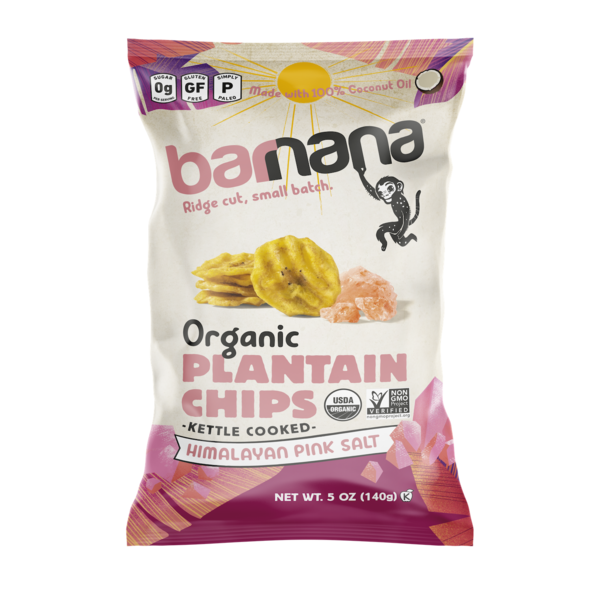 Barnana Organic Plantain Chips with Himalayan Pink Salt