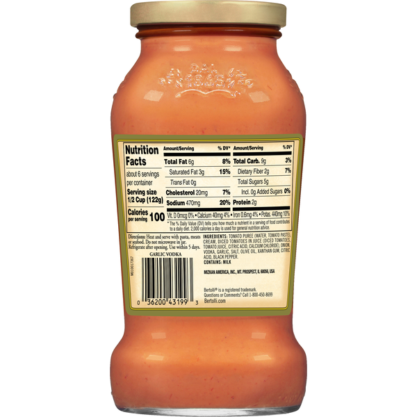 Sauce Vodka à l'Ail Bertolli