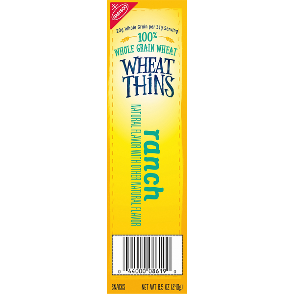Wheat Thins 100% Grano Integral Sabor Ranch
