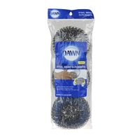 Brosse à récurer ronde en maille en acier inoxydable poly non rayant Dawn