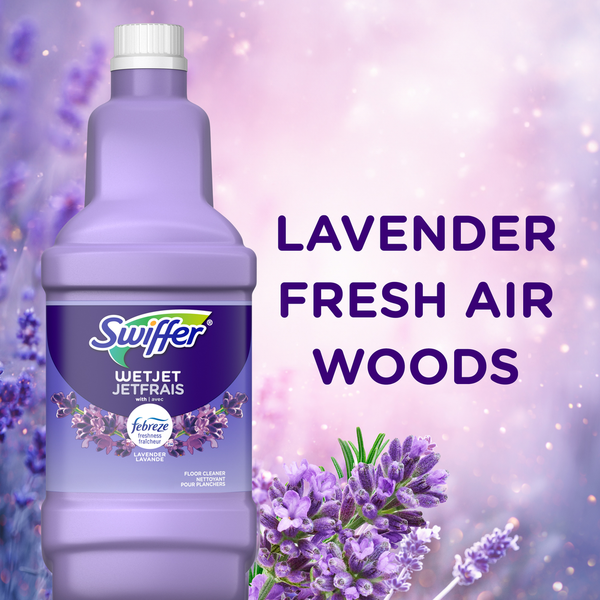 Swiffer WetJet Liquid Floor Cleaner Refill - Lavender Vanilla Scent