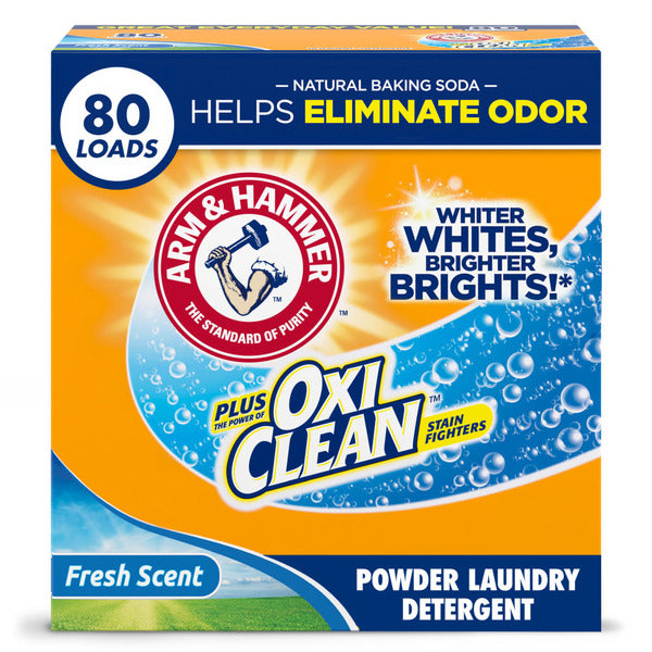 Detergente en polvo para lavandería Arm & Hammer Plus Oxiclean