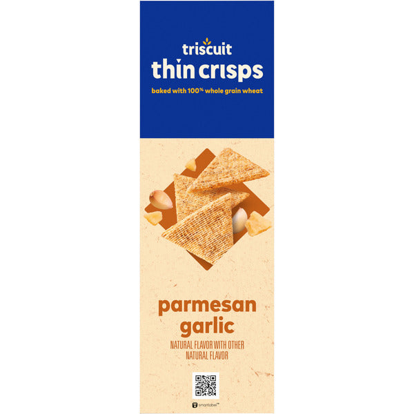 TRISCUIT Thin Crisps Parmesan Garlic Crackers - 7 oz
