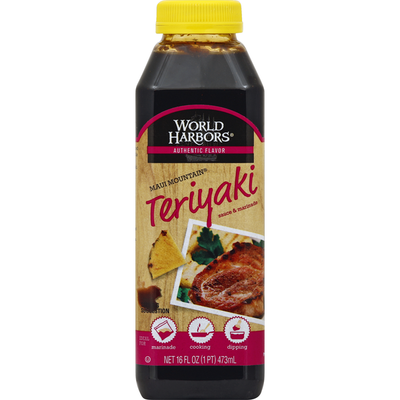 Salsa y Marinada Teriyaki Maui Mountain de World Harbors