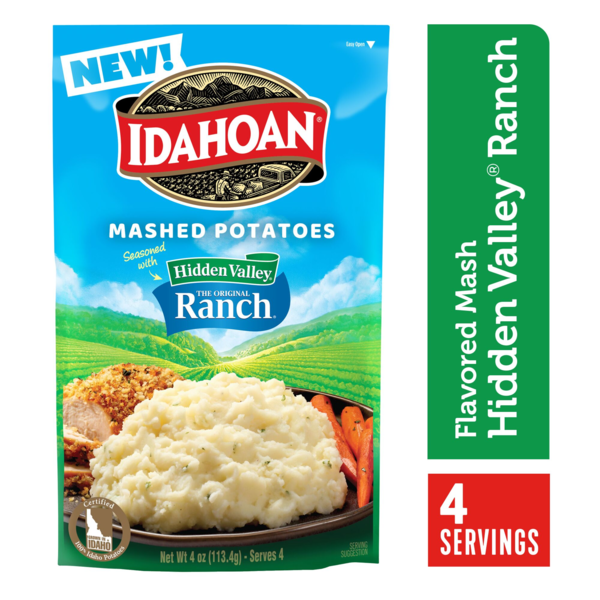 Puré de Papas Idahoan® con Hidden Valley Original Ranch