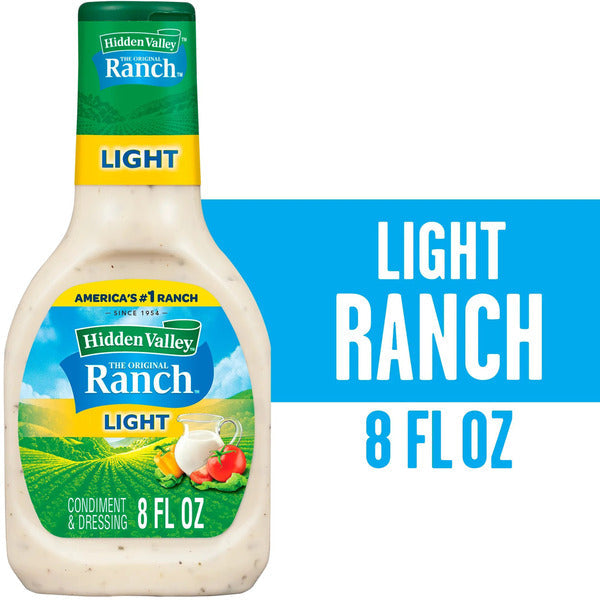 Hidden Valley Light Ranch Dressing - Premium Flavor