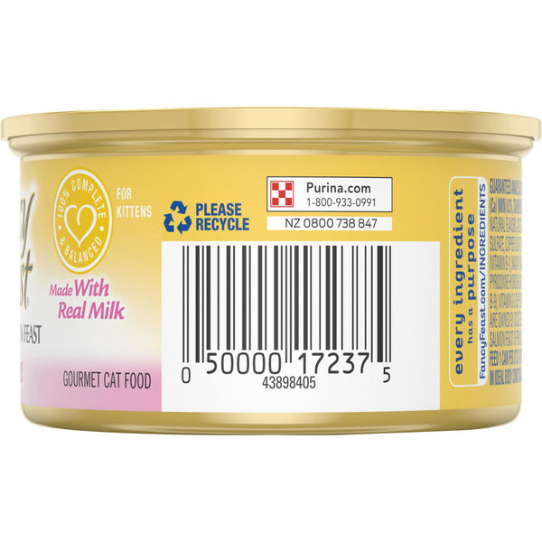 Purina Fancy Feast Pate Húmedo para Gatitos Sin Granos - Festín de Salmón Tierno