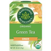 Té Verde Orgánico con Jengibre de Traditional Medicinals