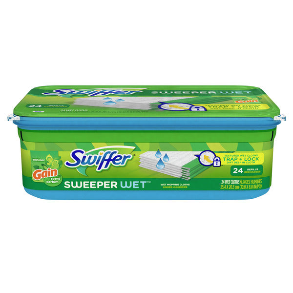 Swiffer Wet Mopping Cloths with Gain Scent
