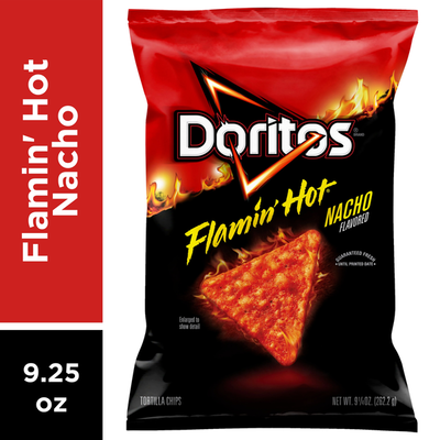 Doritos Sabor Tortilla Chips, Flamin' Hot Nacho