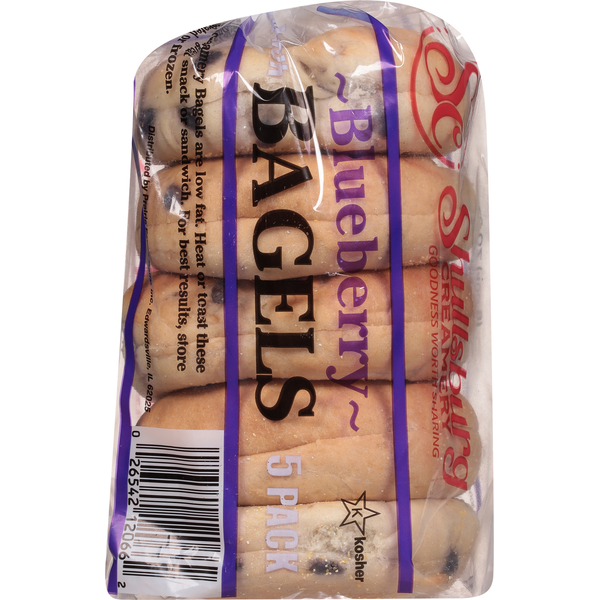 Bagels aux myrtilles tranchés de Shullsburg Creamery