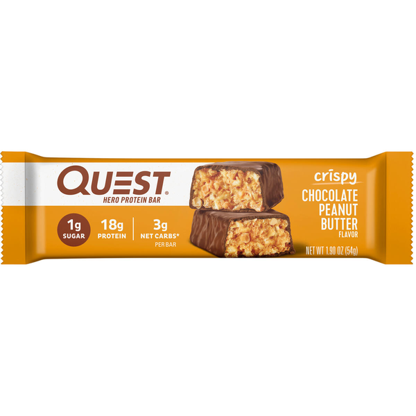 Barra de Proteína Quest - Sabor Chocolate y Mantequilla de Maní Hero