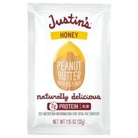 Pochette de beurre de cacahuète au miel de Justin