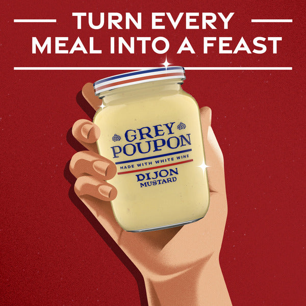 Moutarde de Dijon Grey Poupon - Expérience de Saveur Premium