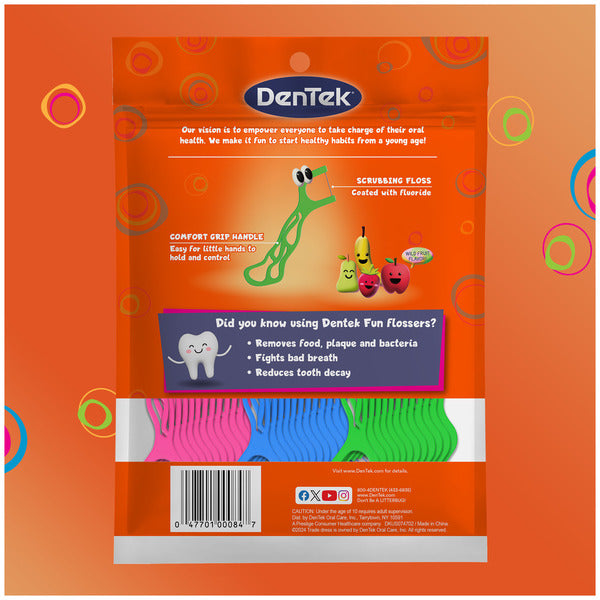 DenTek Fun Flossers Niños Fruta Silvestre