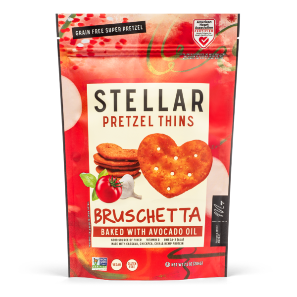 Stellar Snacks Bruschetta Pretzel Thins Sin Gluten