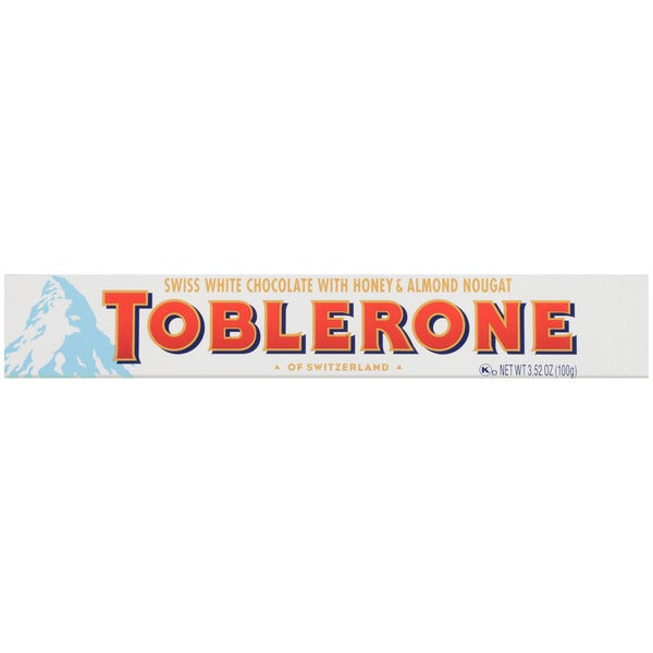 Barre de chocolat blanc suisse Toblerone