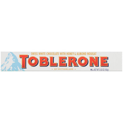 Toblerone Swiss White Chocolate Bar