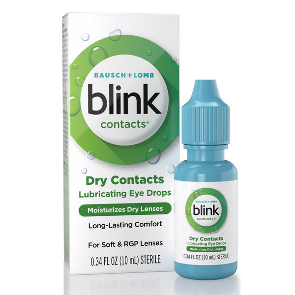 Blink Lubricating Eye Drops for Contact Lenses