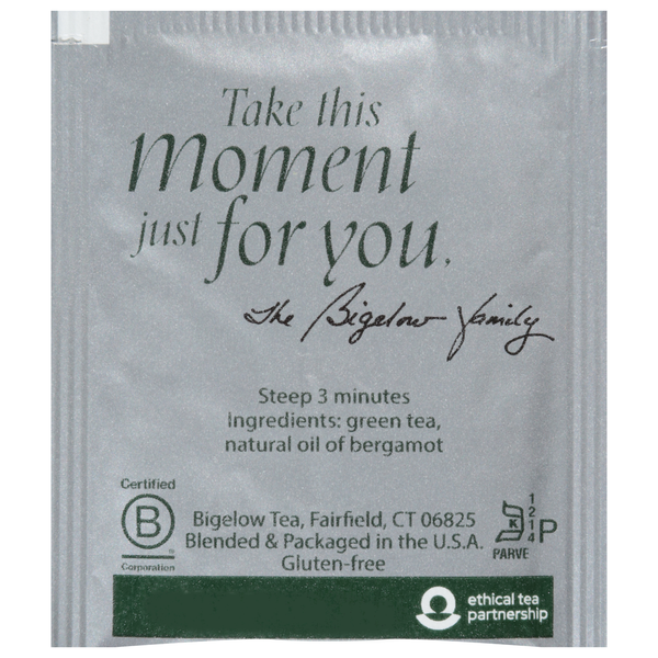 Té Verde Earl Grey Bigelow