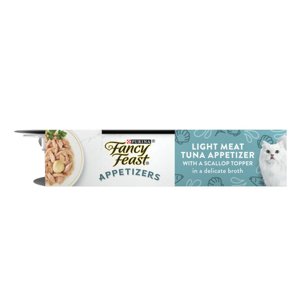 Purina Fancy Feast Lickable Thon pour Chats avec Coquille Saint-Jacques
