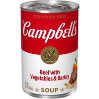 Campbell's Beef With Vegetables and Barley Soup